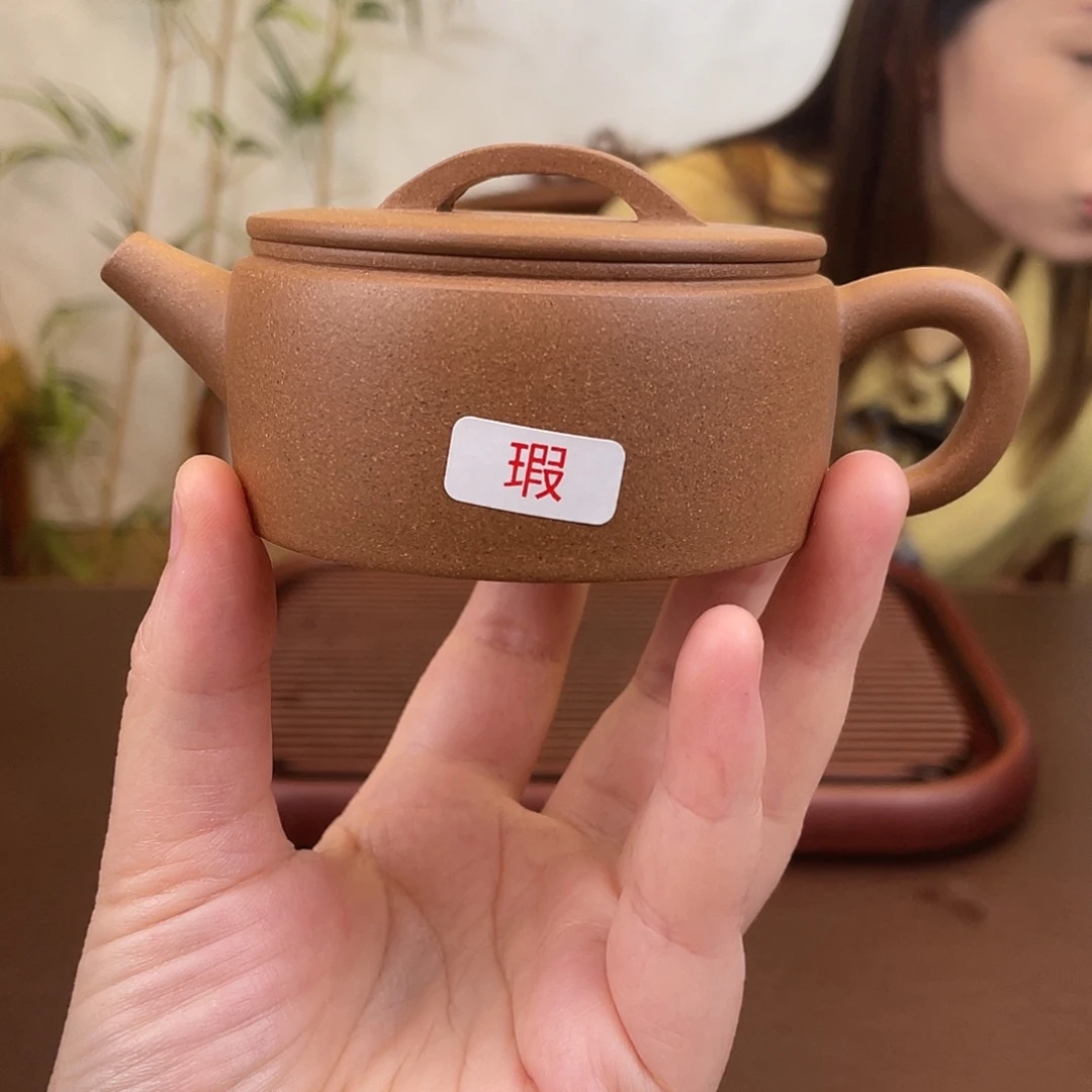 茶壶紫砂段泥汉瓦140cc