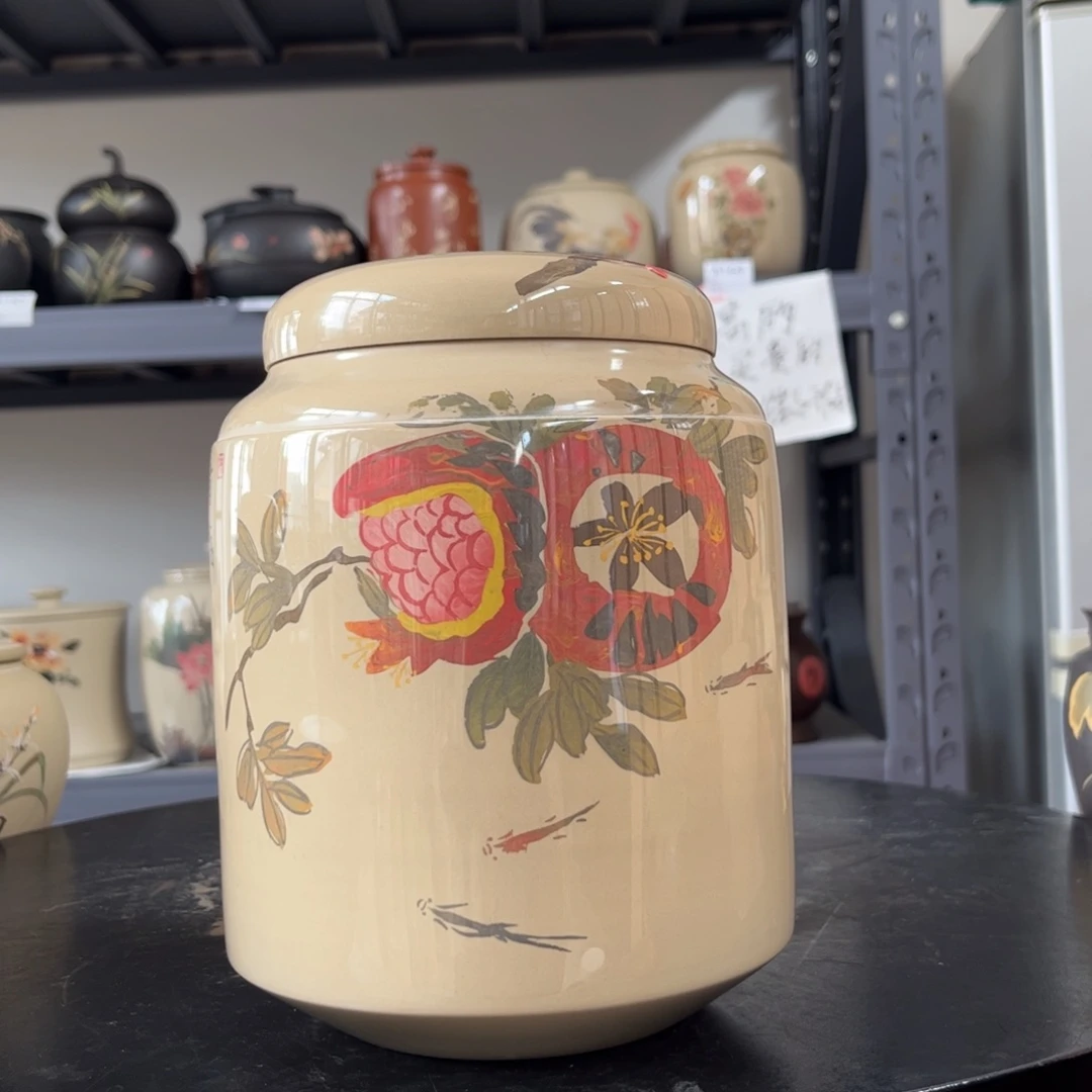 白泥水亮光存茶罐醒茶罐微瑕63