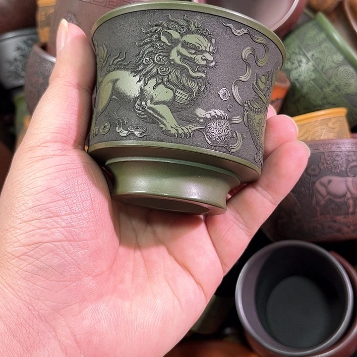 茶杯紫砂全手工紫砂主人杯