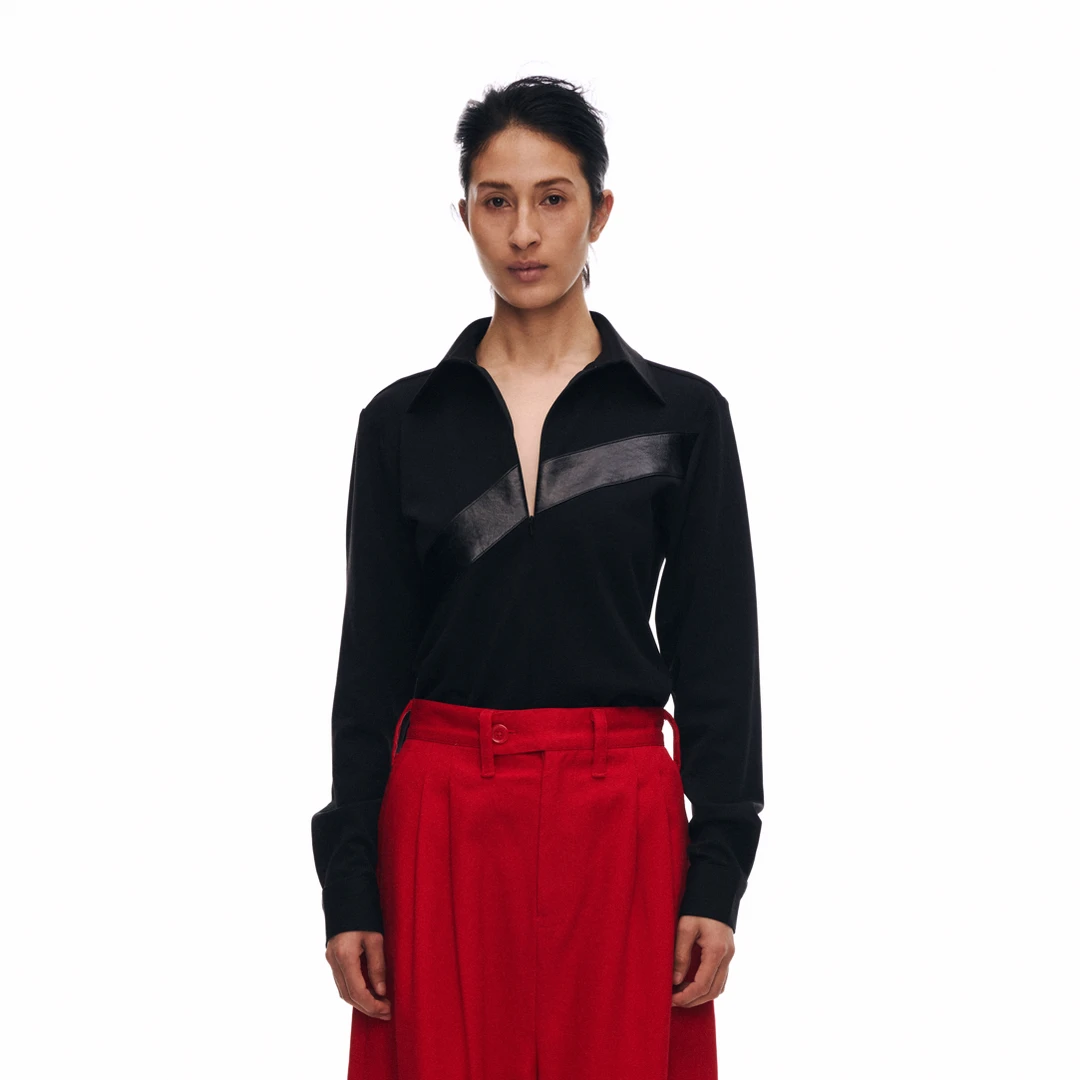 SANSTORE NHOJ 半拉链翻领上衣 25秋冬