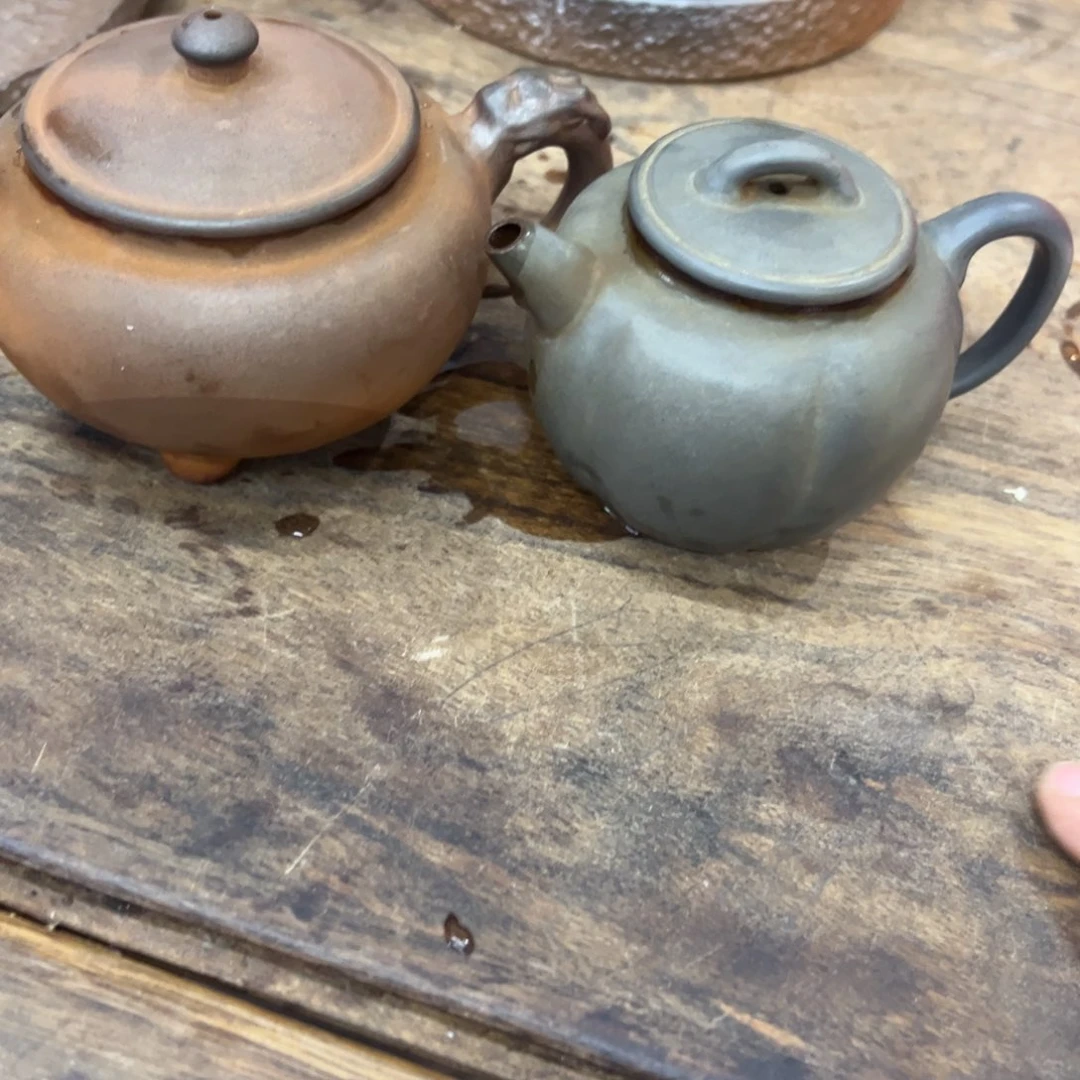 贵台龙窑柴烧茶壶119沉*