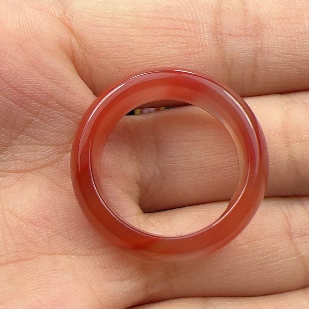 未镶嵌戒圈南红玛瑙