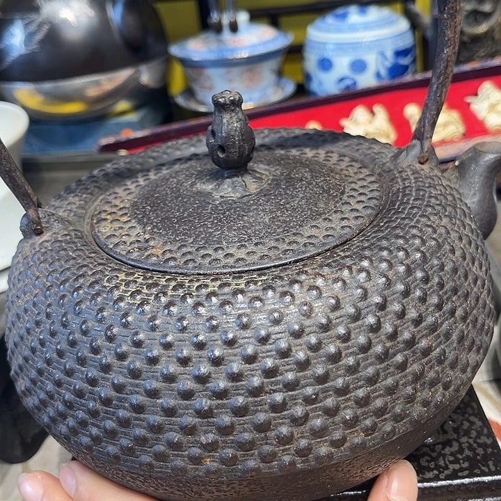 蜜安罐瓷香炉锡茶则（****画