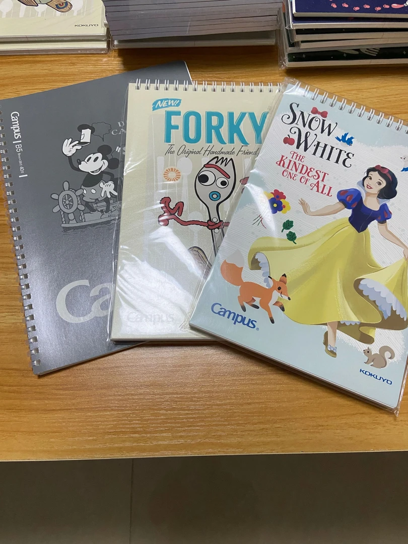 日本kokuyo国誉双螺旋笔记本迪士尼联名Disney小学生速记本上翻本