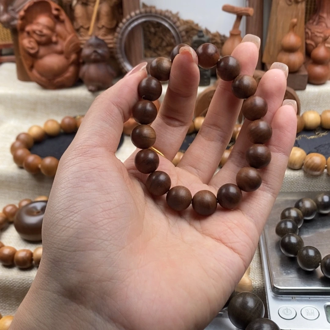 柒***～檀香木手串/手链迈索尔，老山檀香，奶香1.2