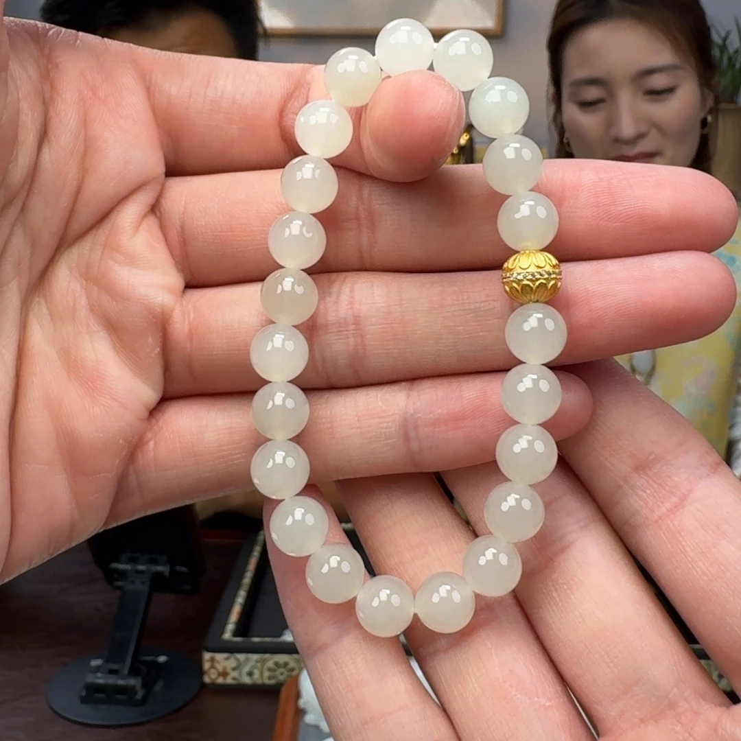 颈饰银S925镶嵌和田玉914刘娜卡8左右
