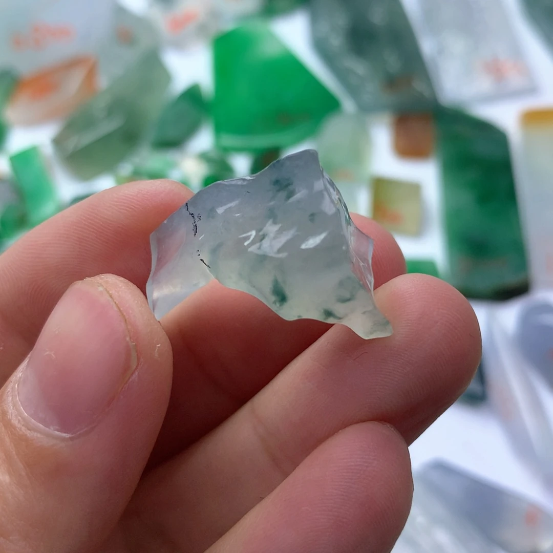 定制翡翠未镶嵌天然缅甸翡翠吊坠挂件