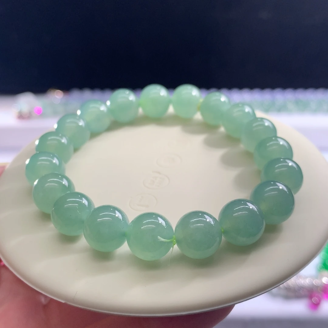 翡翠未镶嵌手链天然翡翠