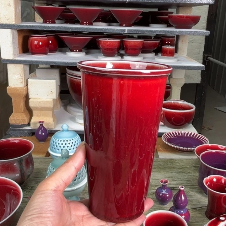 景德镇浅行窑大可乐杯