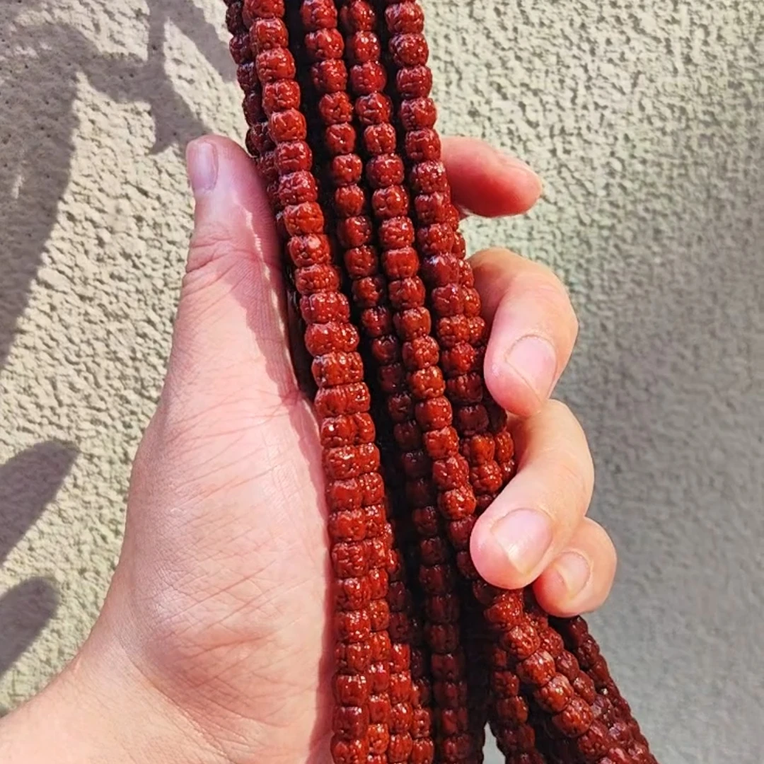 龙切佛手小金刚菩提子佛珠手串手链108颗藏式五爪金龙佛手精工