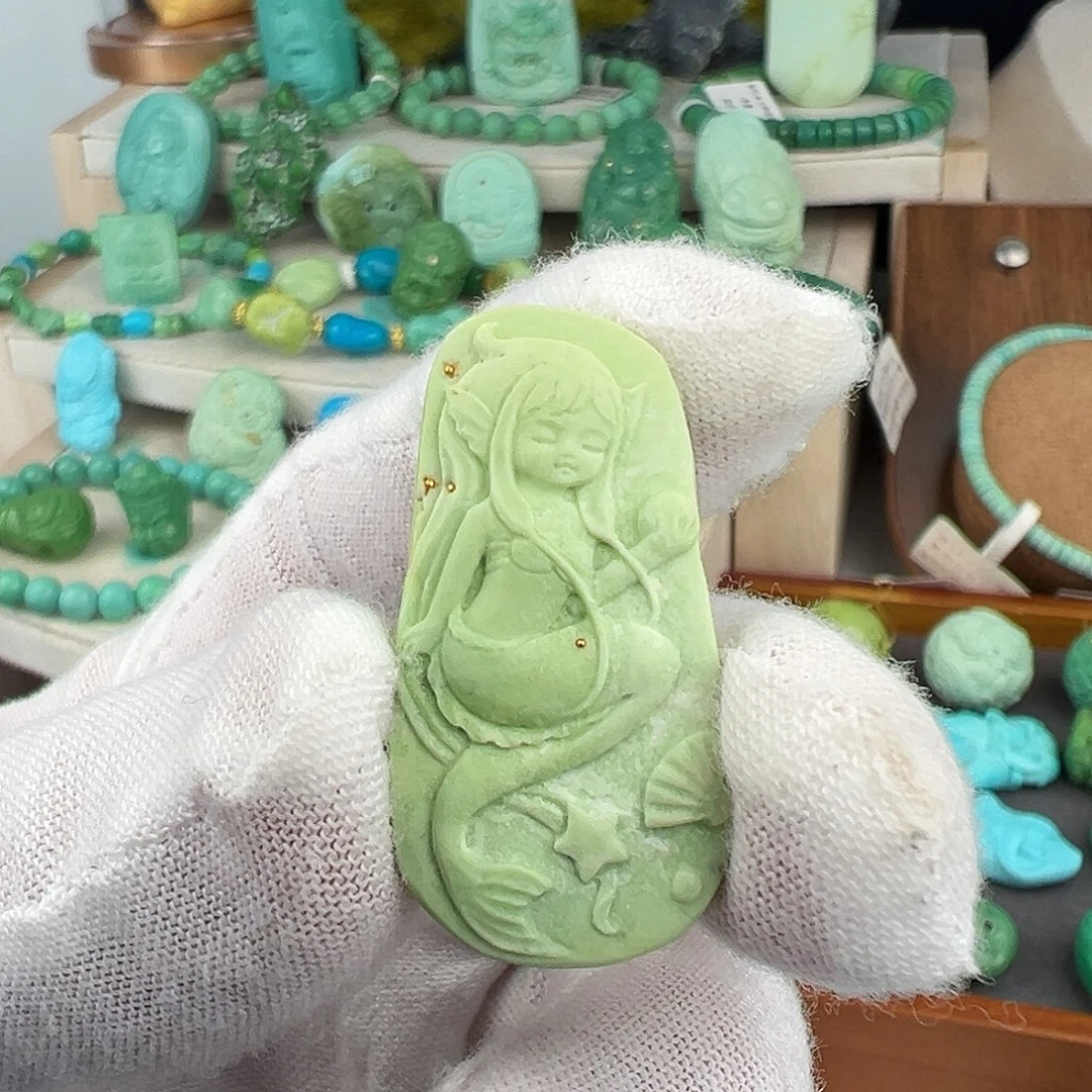 绿松石未镶嵌主播夏