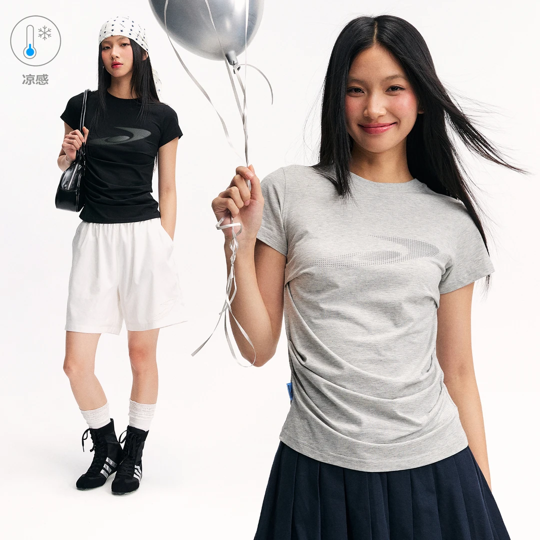 【江南先生】NewJNXS美式复古凉感冰皮印花短袖t恤夏修身JN52S05