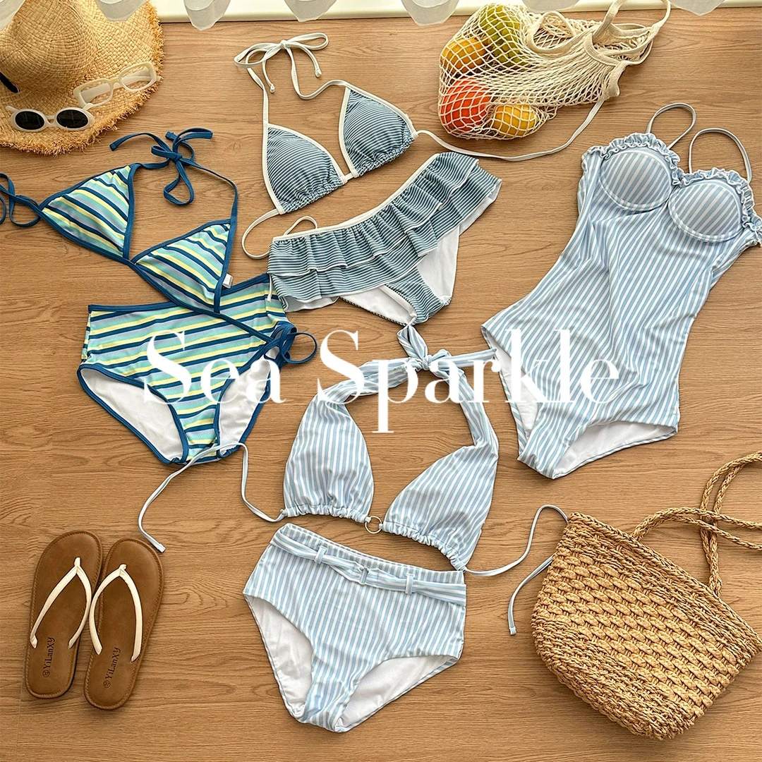 Sea Sparkle初春ins新品泳装岛屿度假温泉超百搭小心机甜美超出片