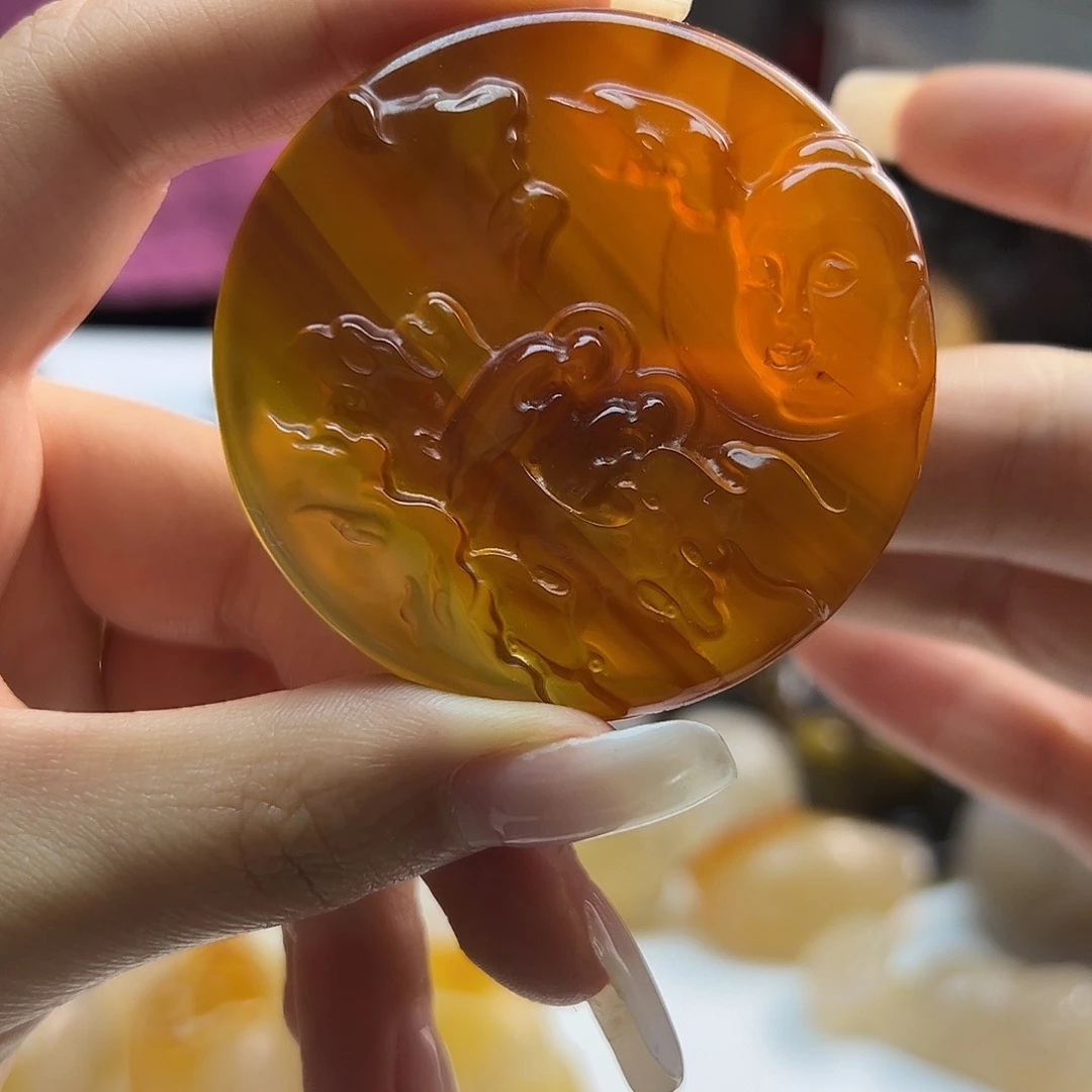 玛瑙/玉髓未镶嵌吊坠(不含链)