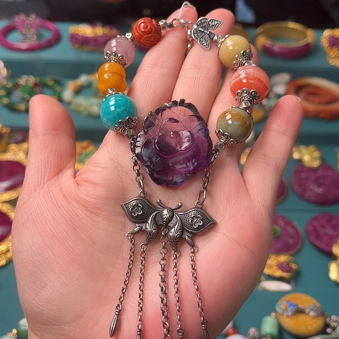 翡翠未镶嵌手链福利款翡翠多宝手链