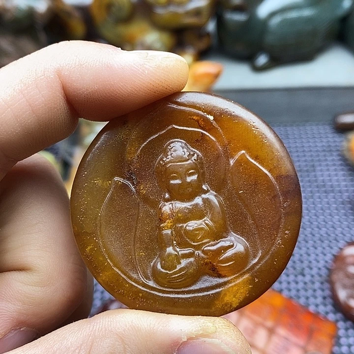 未镶嵌蛇纹石玉颈饰