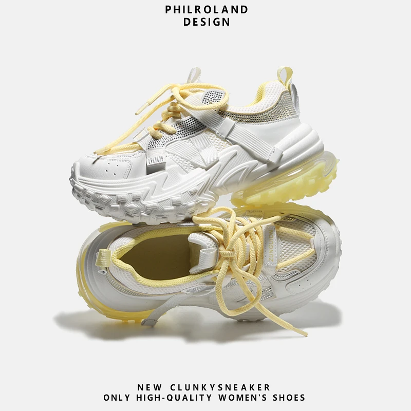 厚底老爹鞋时尚休闲鞋女鞋ins欧若智性风气垫运动鞋