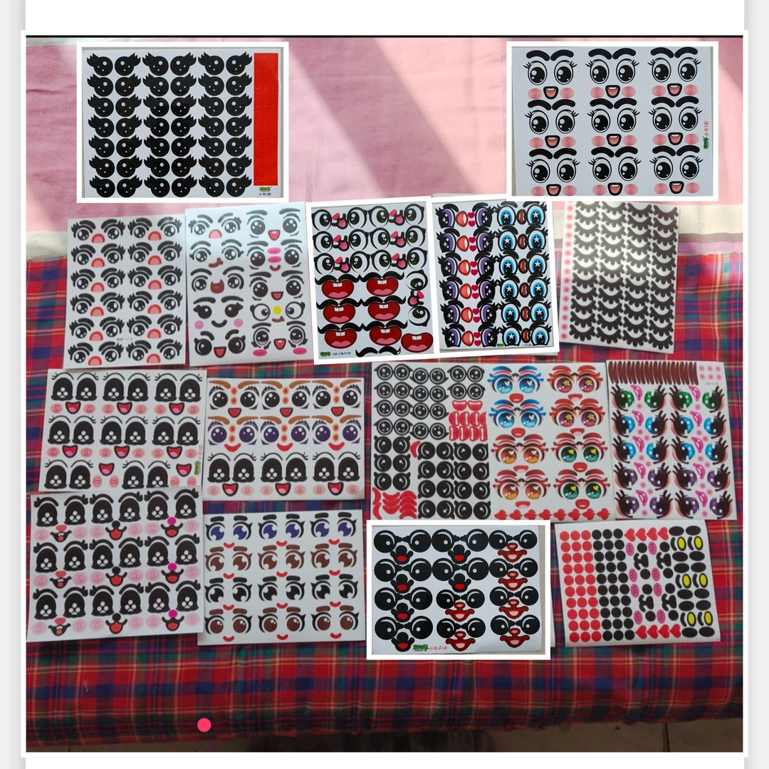 主播推荐各种表情贴纸眼睛贴纸