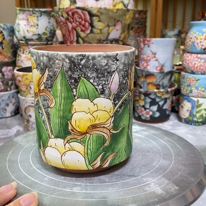 景德镇艺术手绘作品
