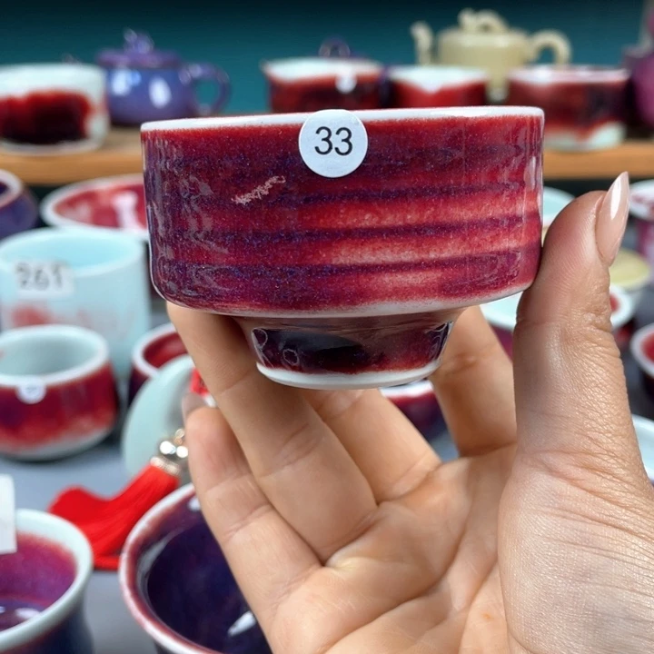 瓷片纯手工制作……微微瑕