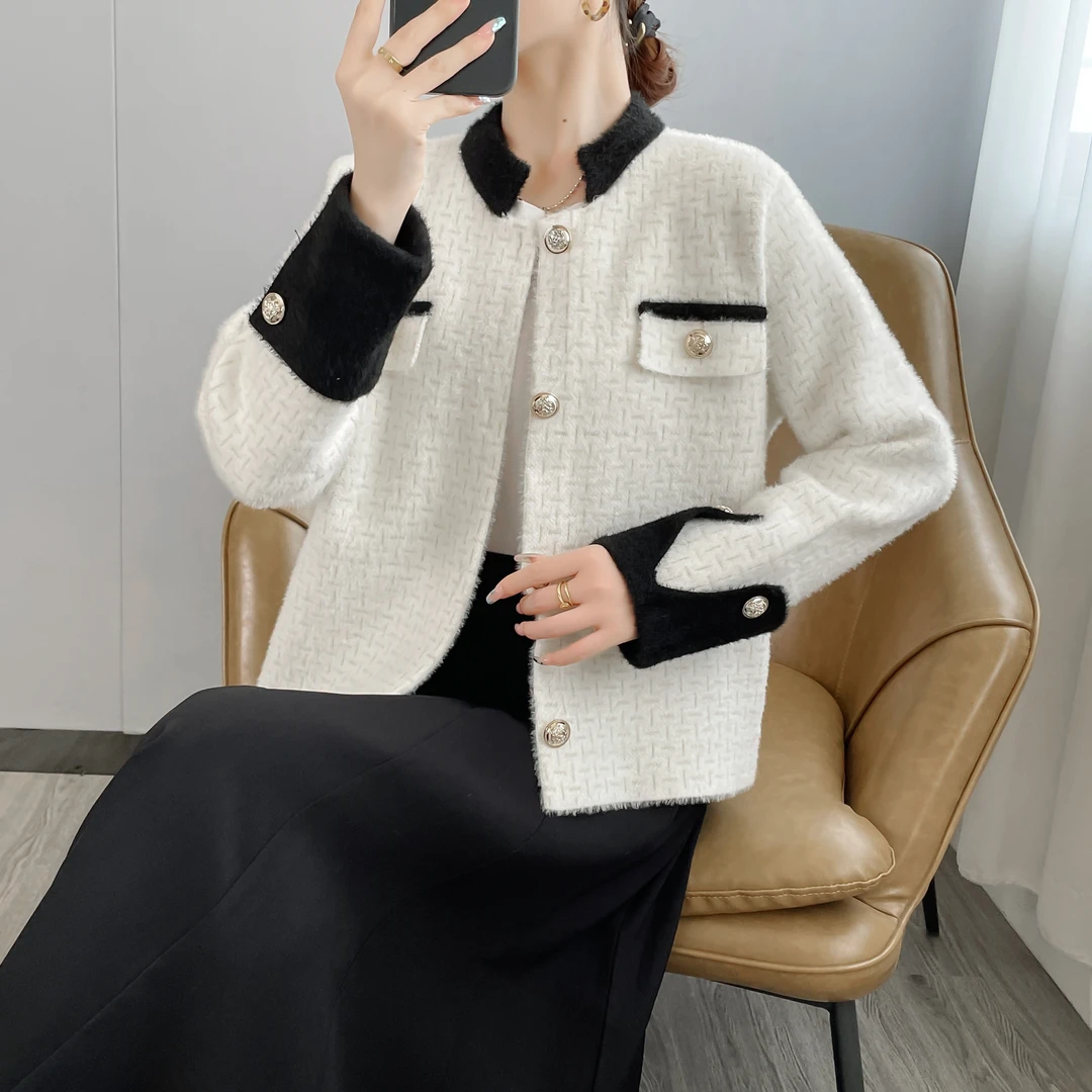 秋冬小香风短款秋季女外套洋气时尚新款法式名媛气质女神外套A977