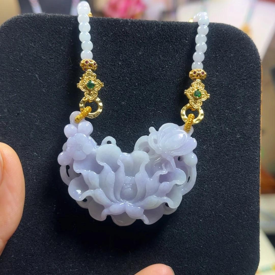 翡翠未镶嵌颈饰天然翡翠