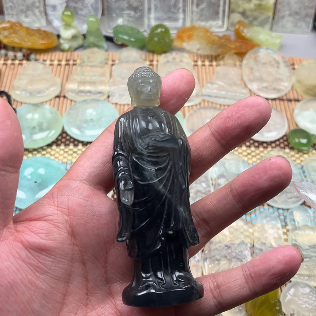 蛇纹石玉未镶嵌手把