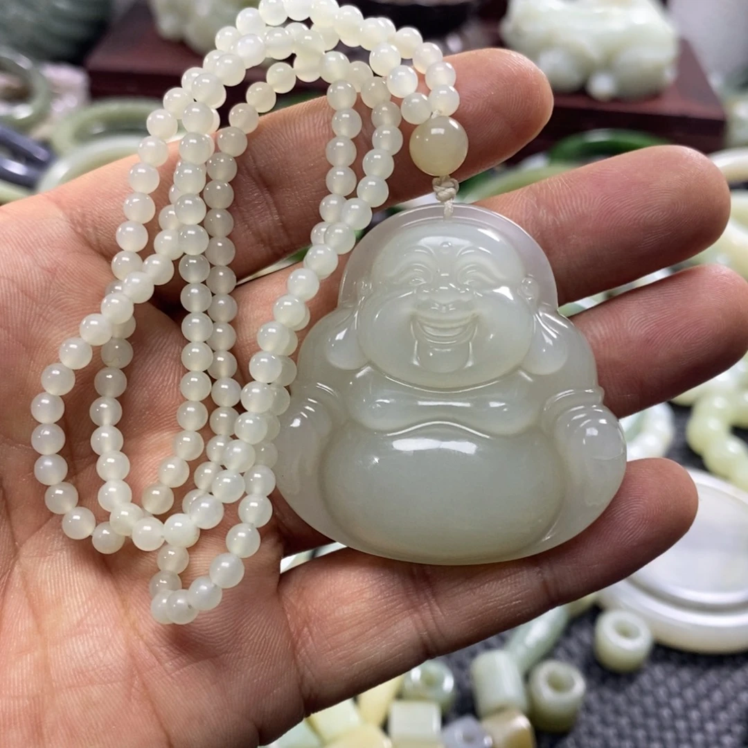 和田玉未镶嵌手链