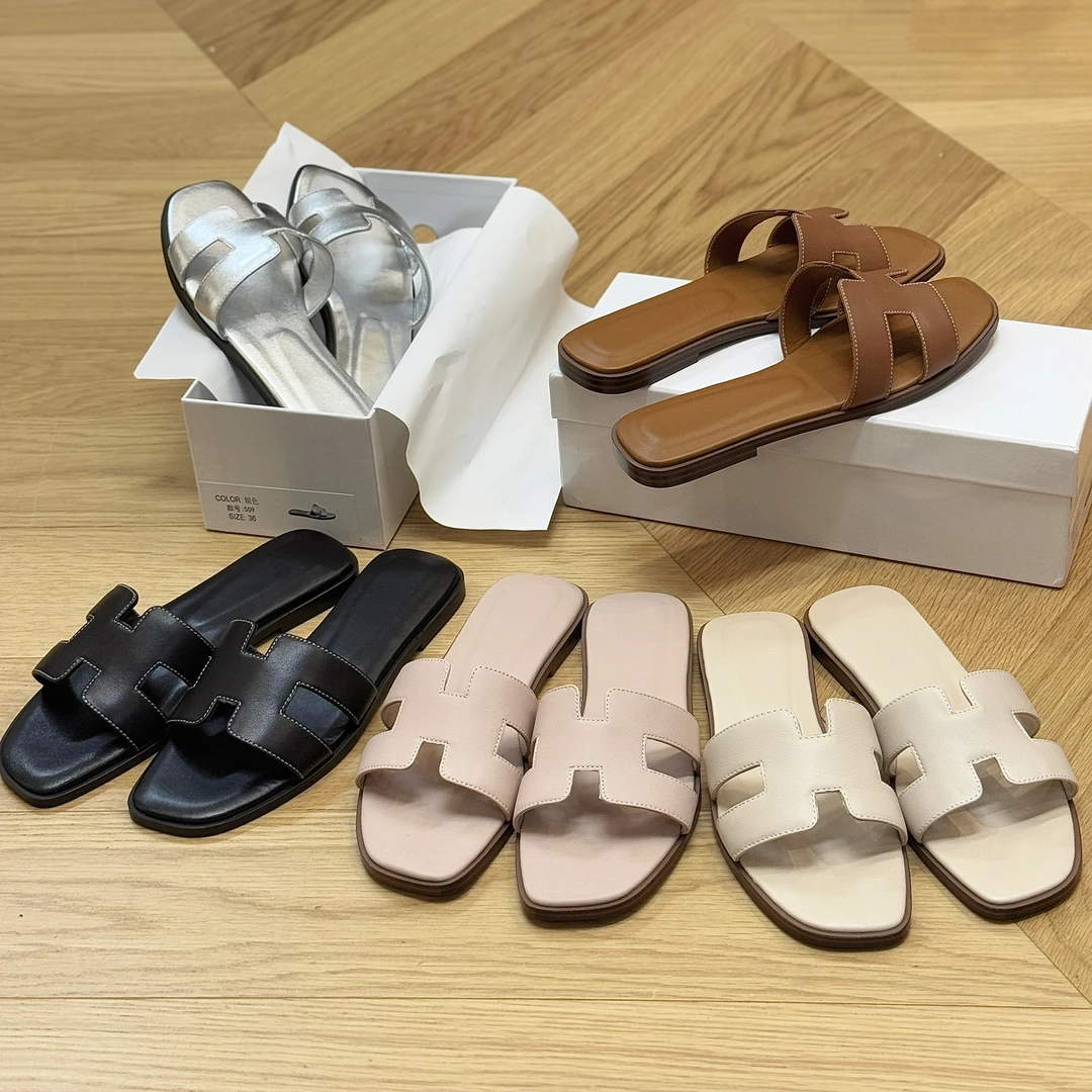 【ZHIXIAO】夏季新款：沙滩平底一字凉拖鞋X019