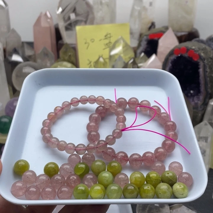 山****水晶珠宝半成品未镶嵌天然水晶10