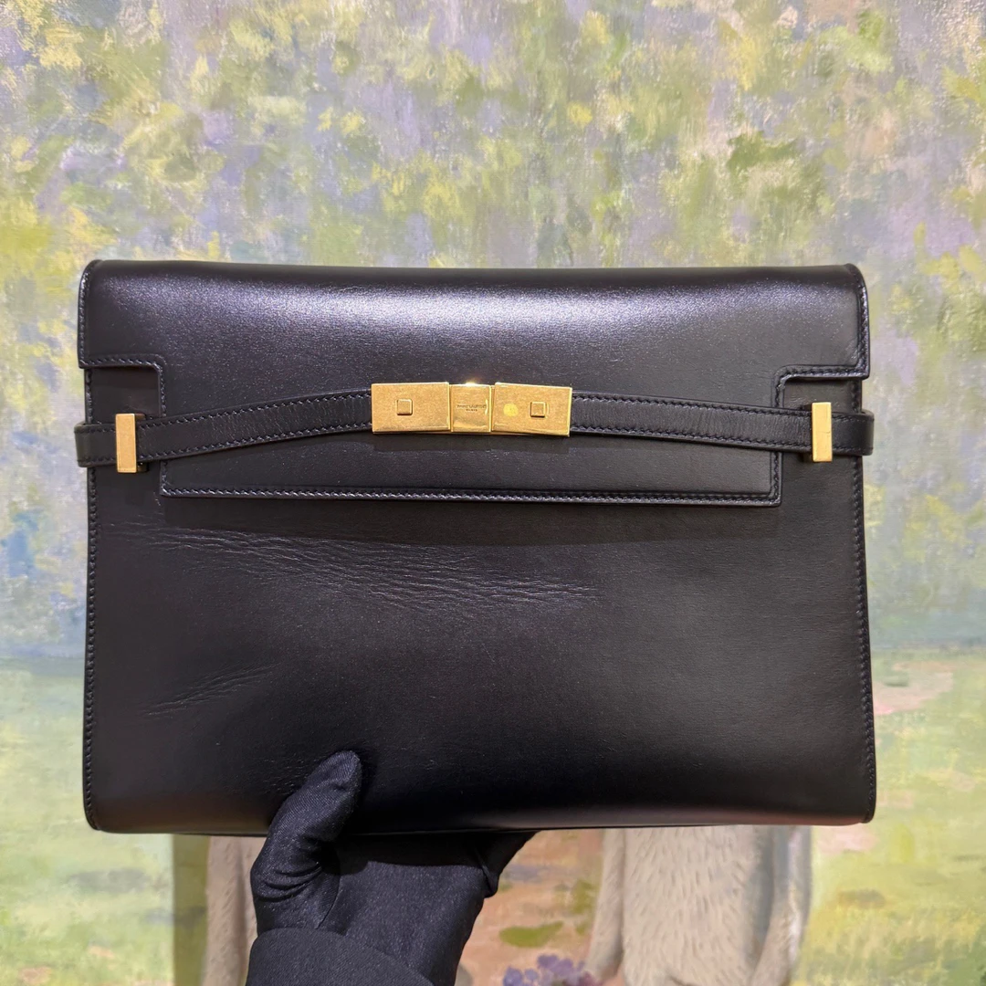 95新 YSL/圣罗兰 18786351/KIKIFIFI/中号曼哈顿斜挎包