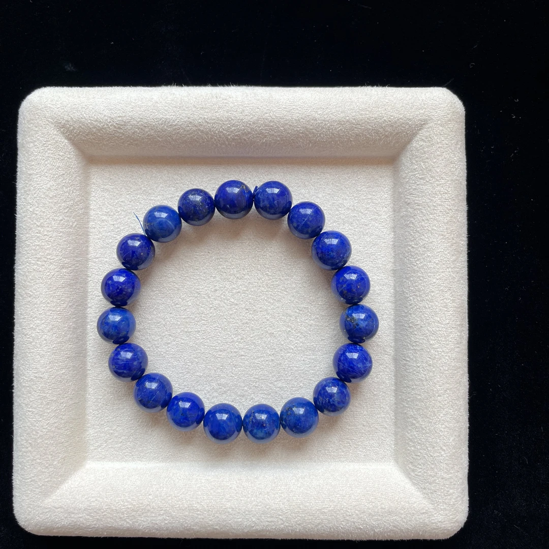 天然青金石8-17mm+手串颜色深浅随机发货