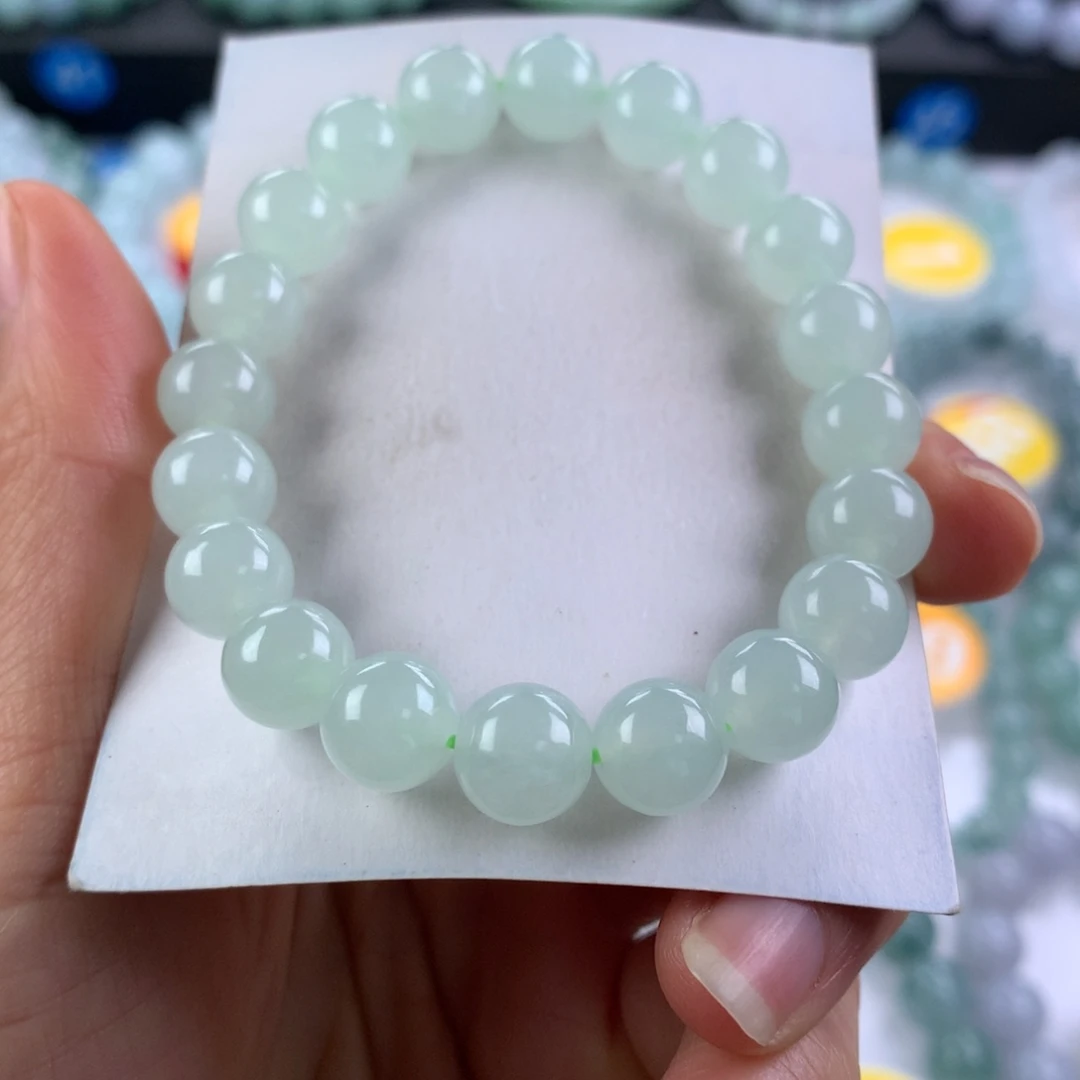翡翠未镶嵌手链卡9.2