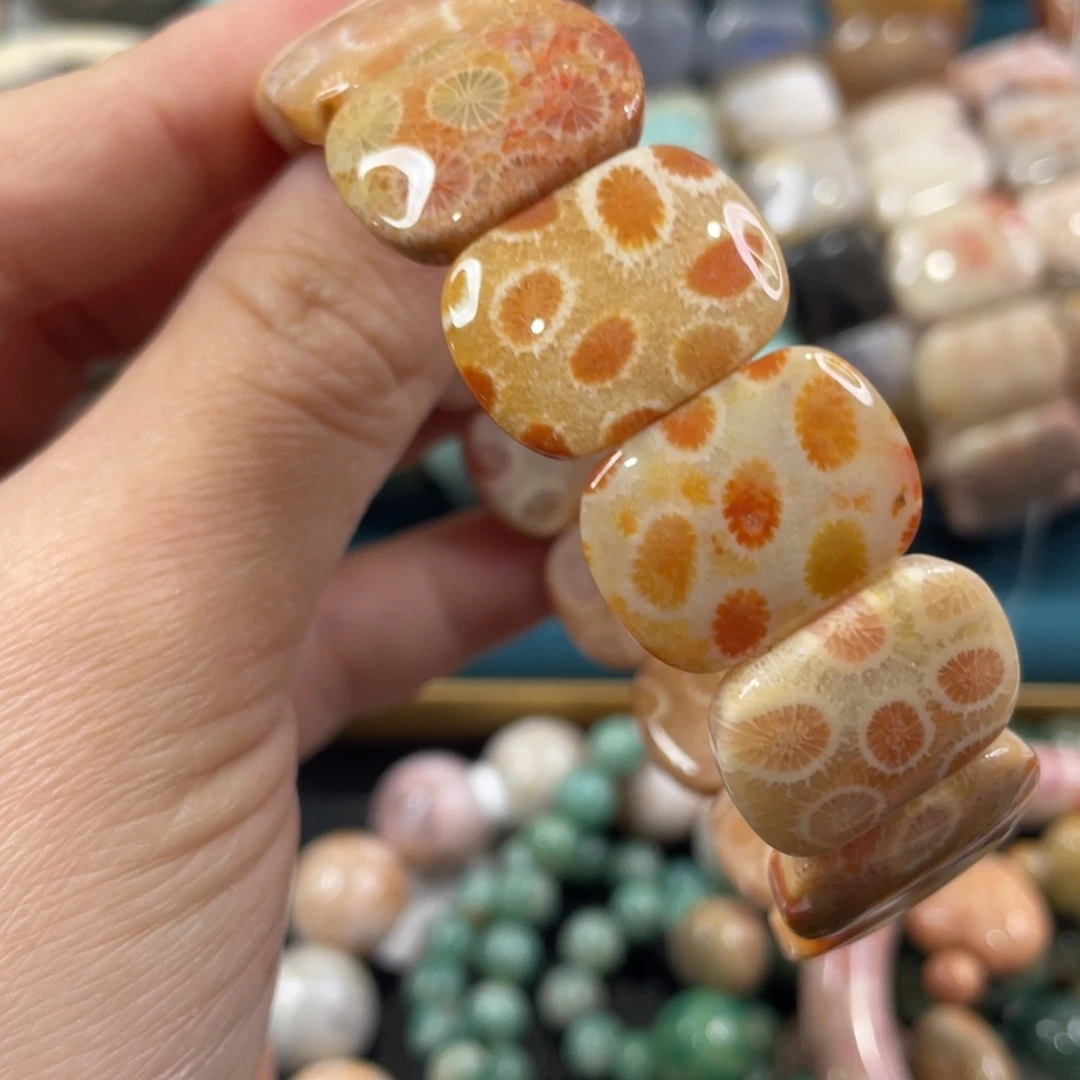 未镶嵌手镯硅化玉