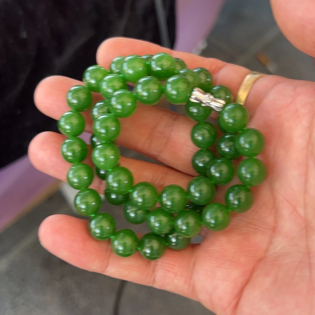 和田玉（碧玉）手镯未镶嵌色标级标杆级高高货闭眼入巨漏