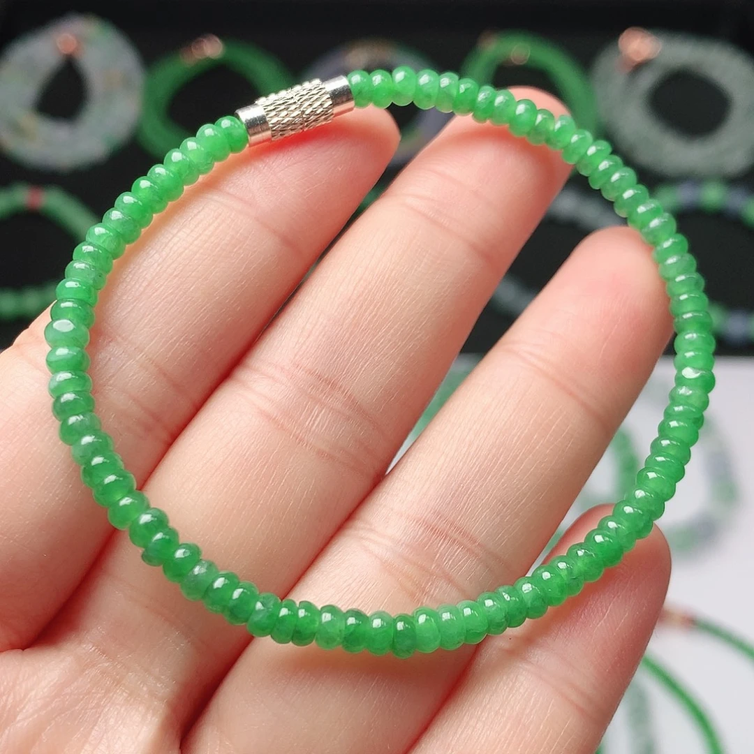 翡翠未镶嵌手链翡翠