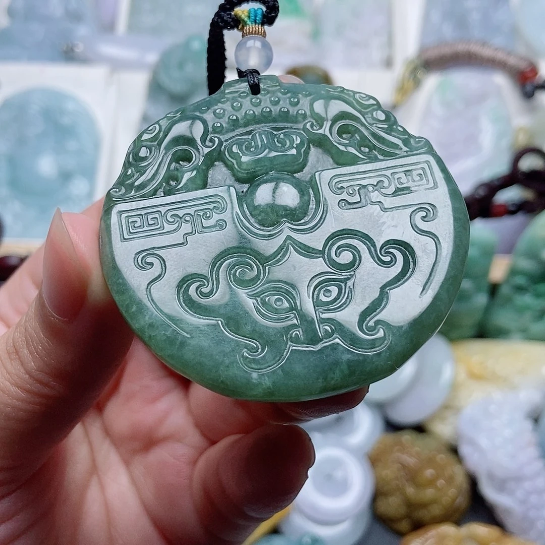翡翠未镶嵌吊坠(不含链)翡翠