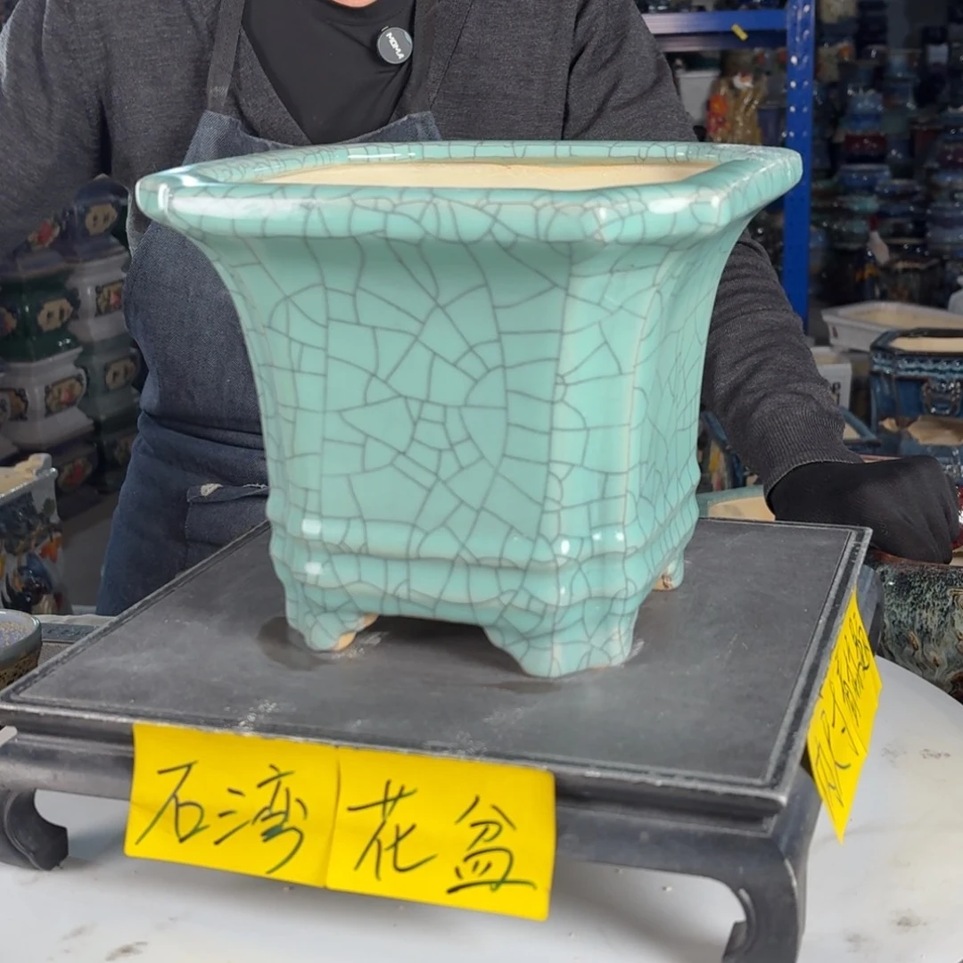 一风堂石湾花盆 内18*17