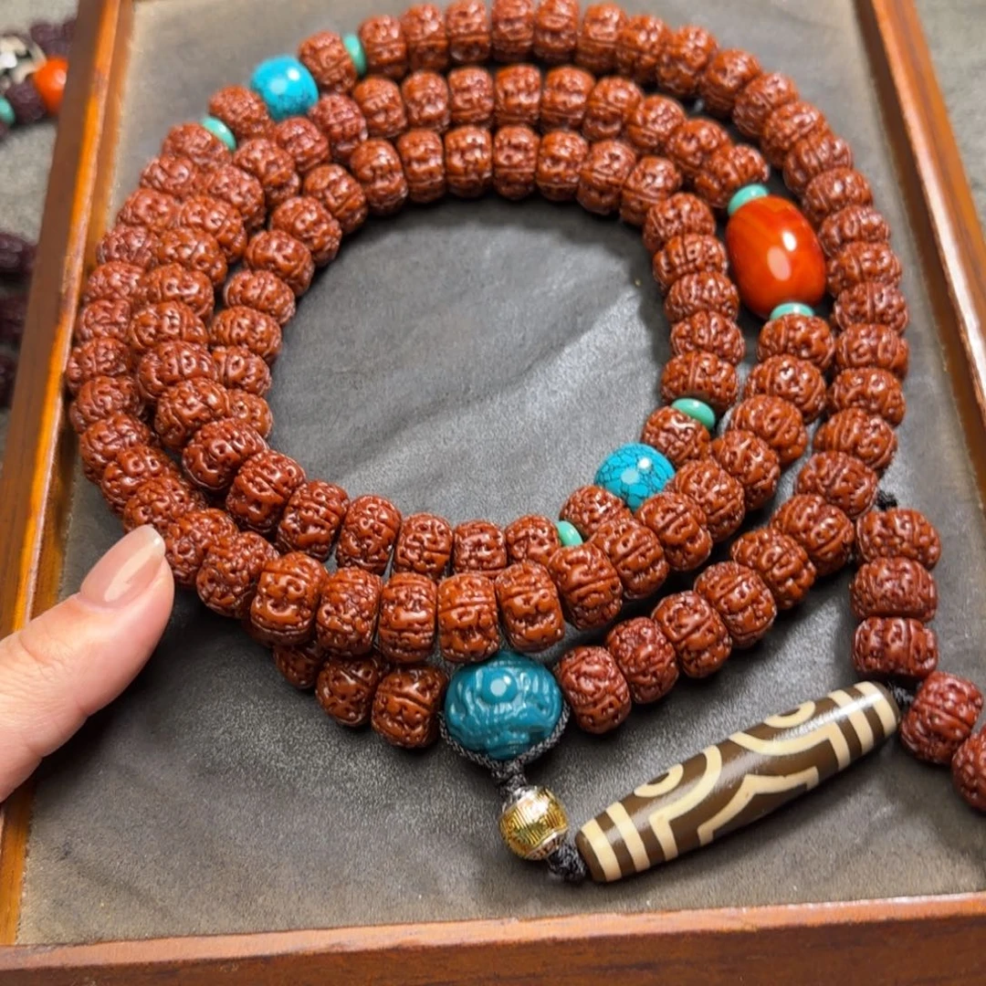 金刚菩提吊坠静**流盘龙