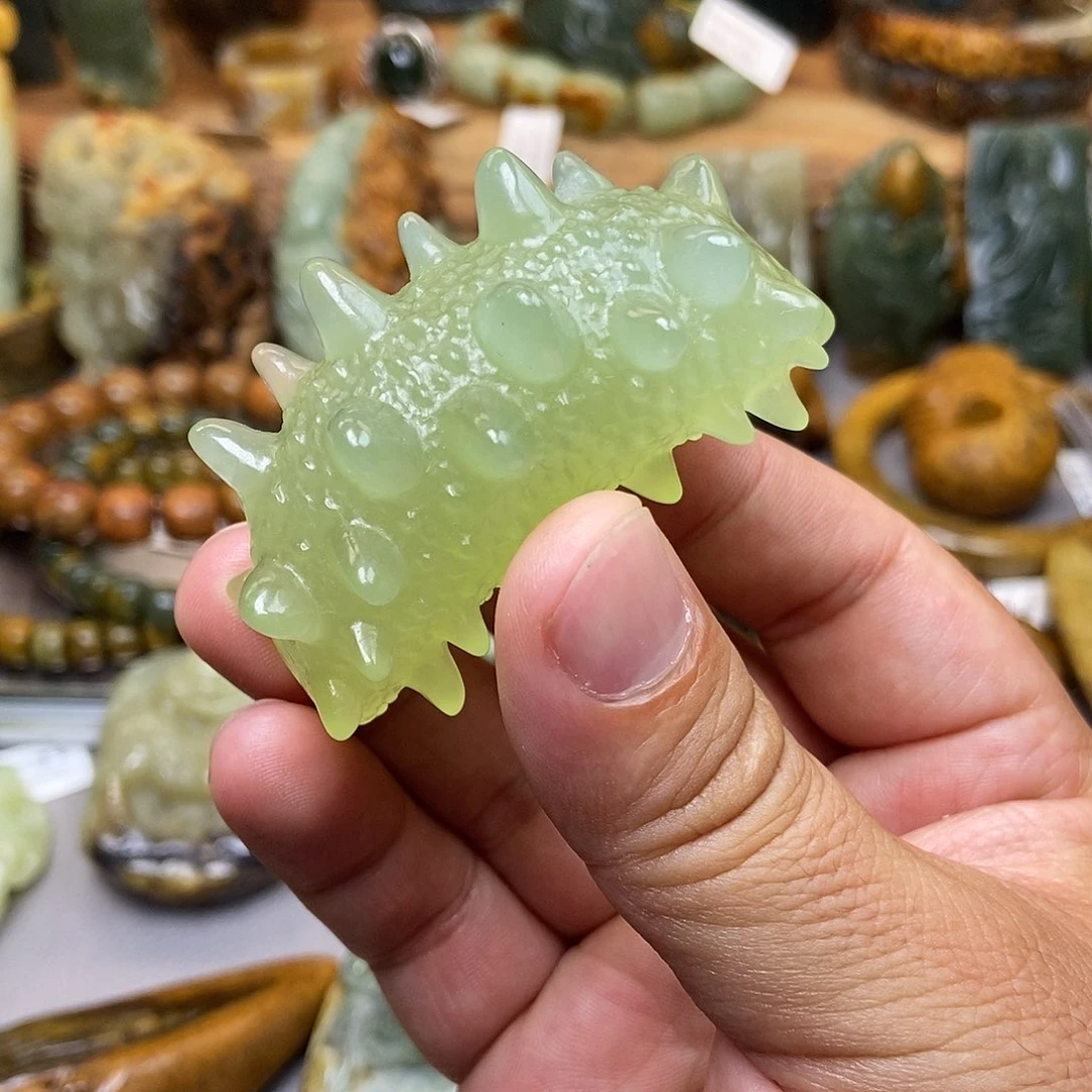蛇纹石玉合金把件