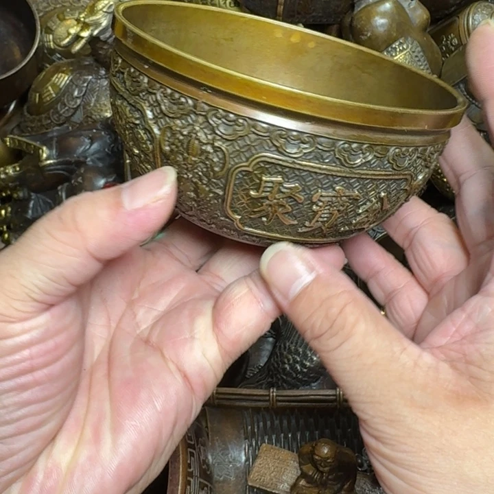 铜器摆件收收藏藏