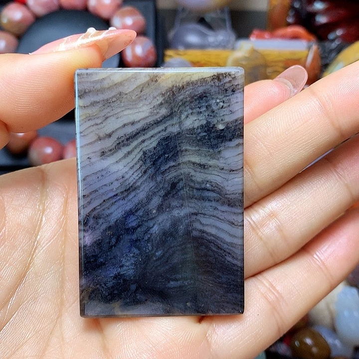 硅化玉未镶嵌吊坠(不含链)无事牌