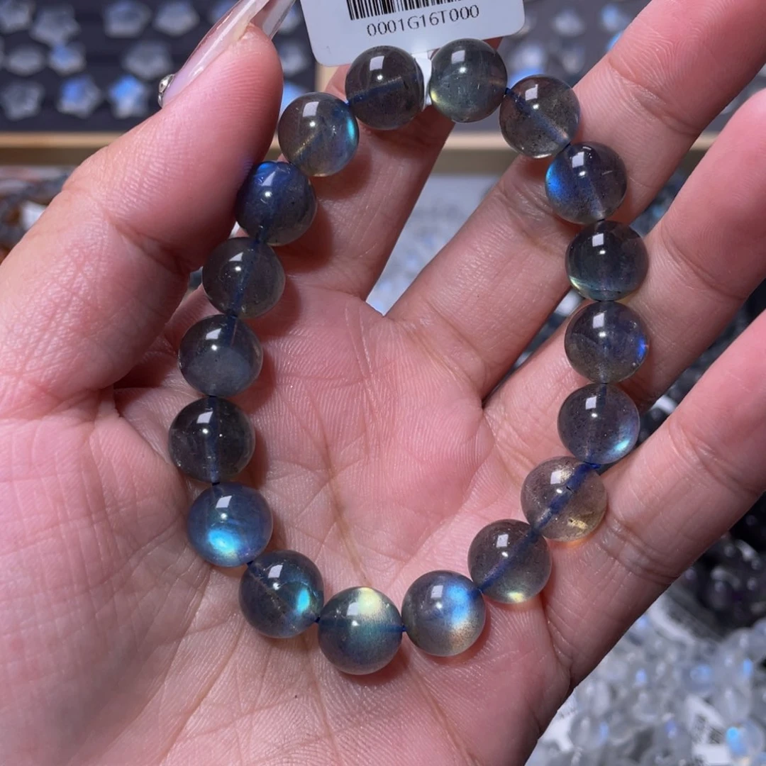 拉长石手链未镶嵌?*恩拉长石手链10mm