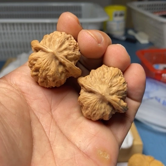 桃核把件文玩核桃把件野狼