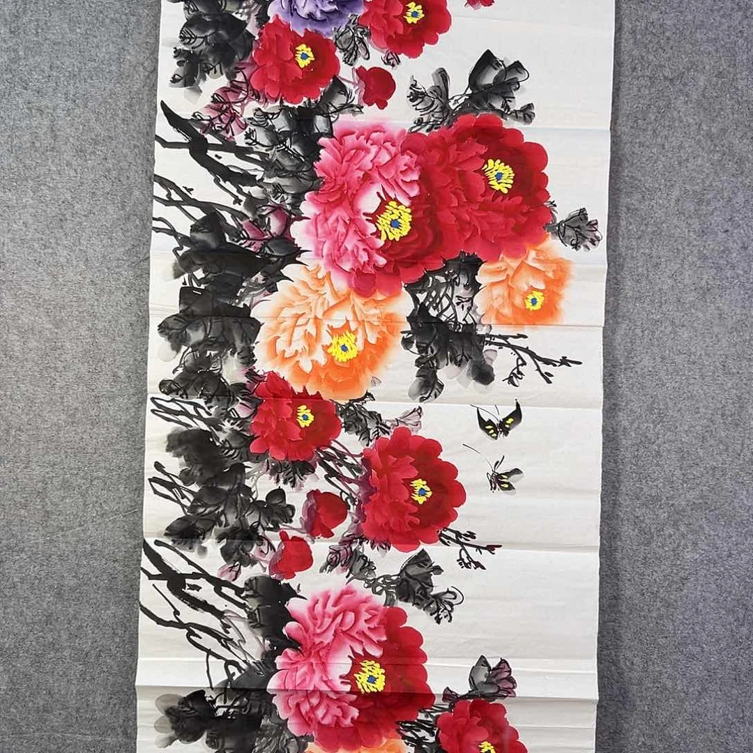 国画079 牡丹花等经济植物和花卉资源