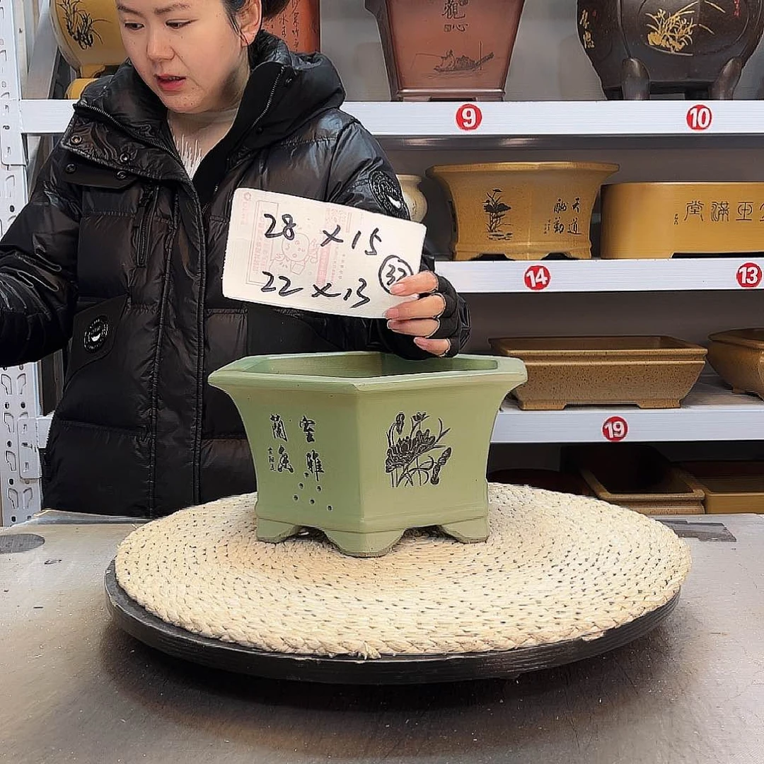 紫砂花盆紫砂花盆