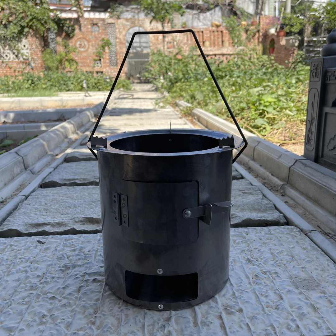 可达兴新款农村家用烧木柴炉子户外炉灶煮茶炉露营炊具