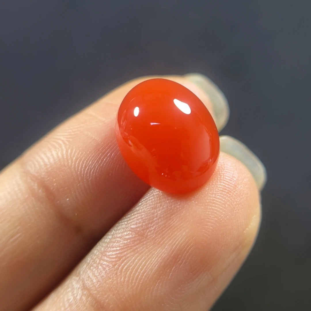未镶嵌戒面南红玛瑙戒面