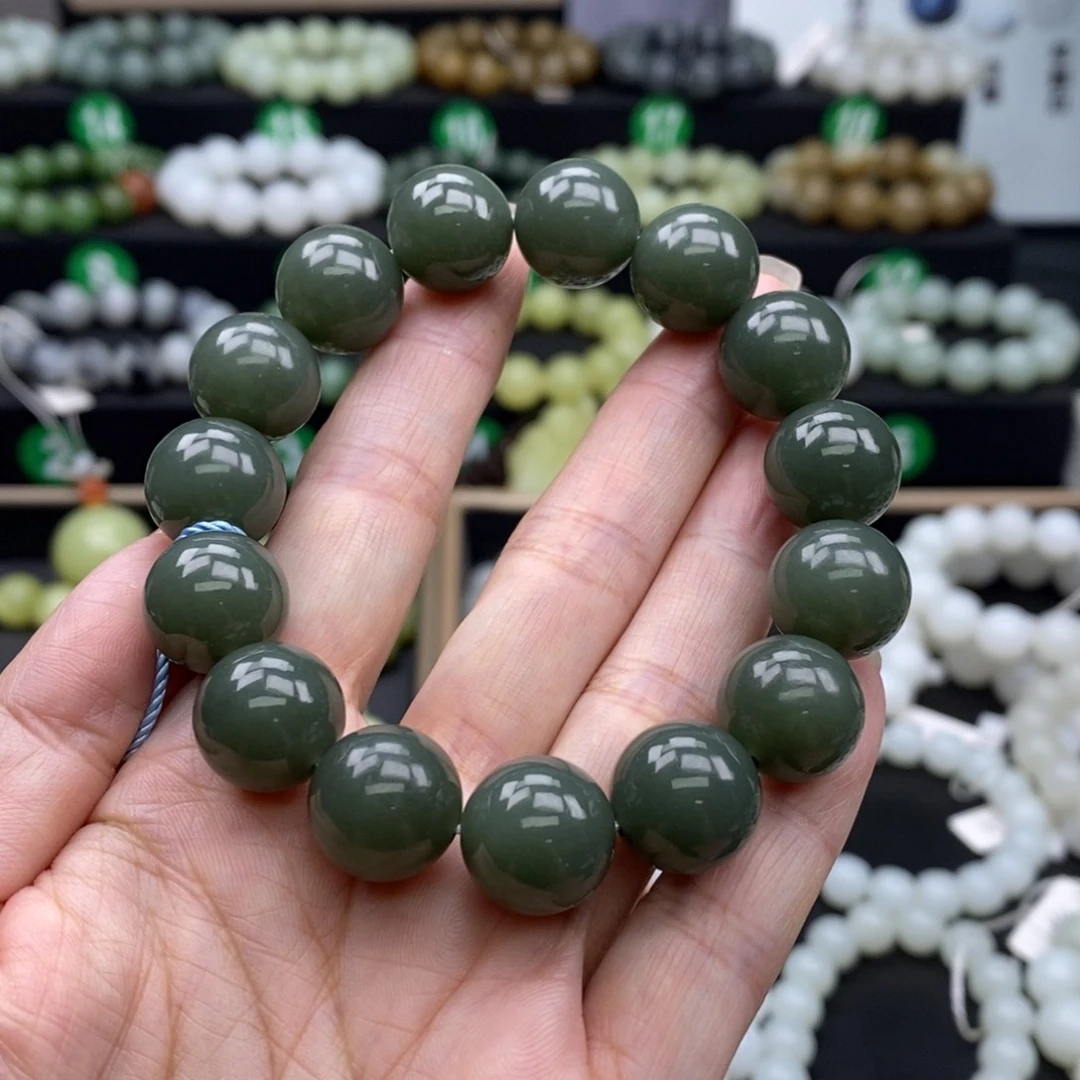 手链未镶嵌和田玉14m m