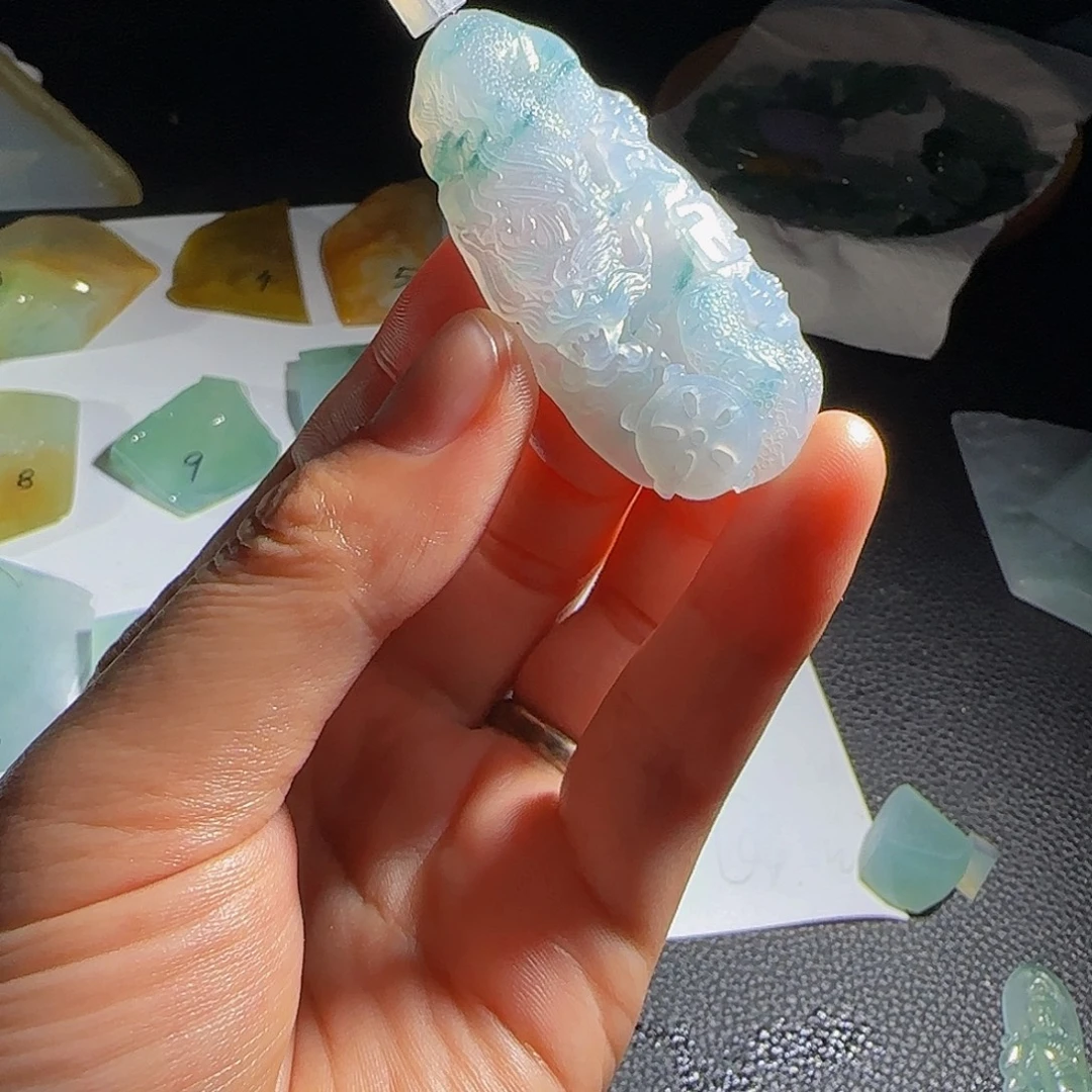 定制翡翠未镶嵌天然缅甸A货翡翠